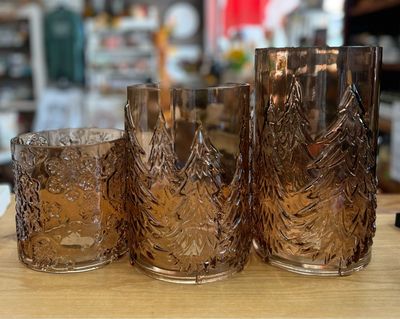 Embossed Brown Containers