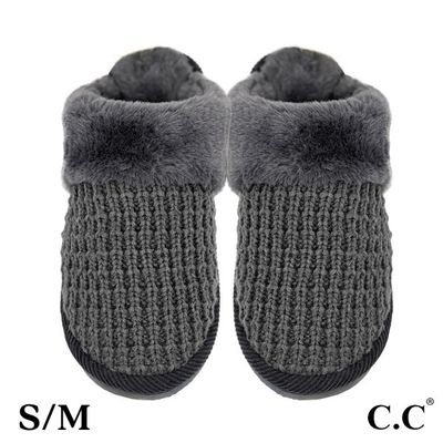 CC Waffle Knit Slippers