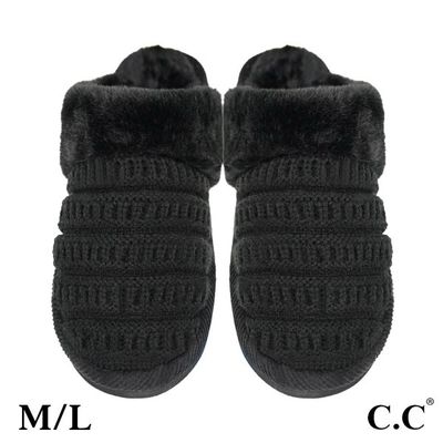 CC Ribbed Slippers