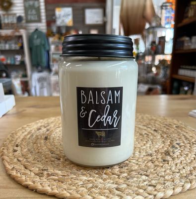 Milkhouse 26oz Apothecary Jar -  Balsam &amp; Cedar