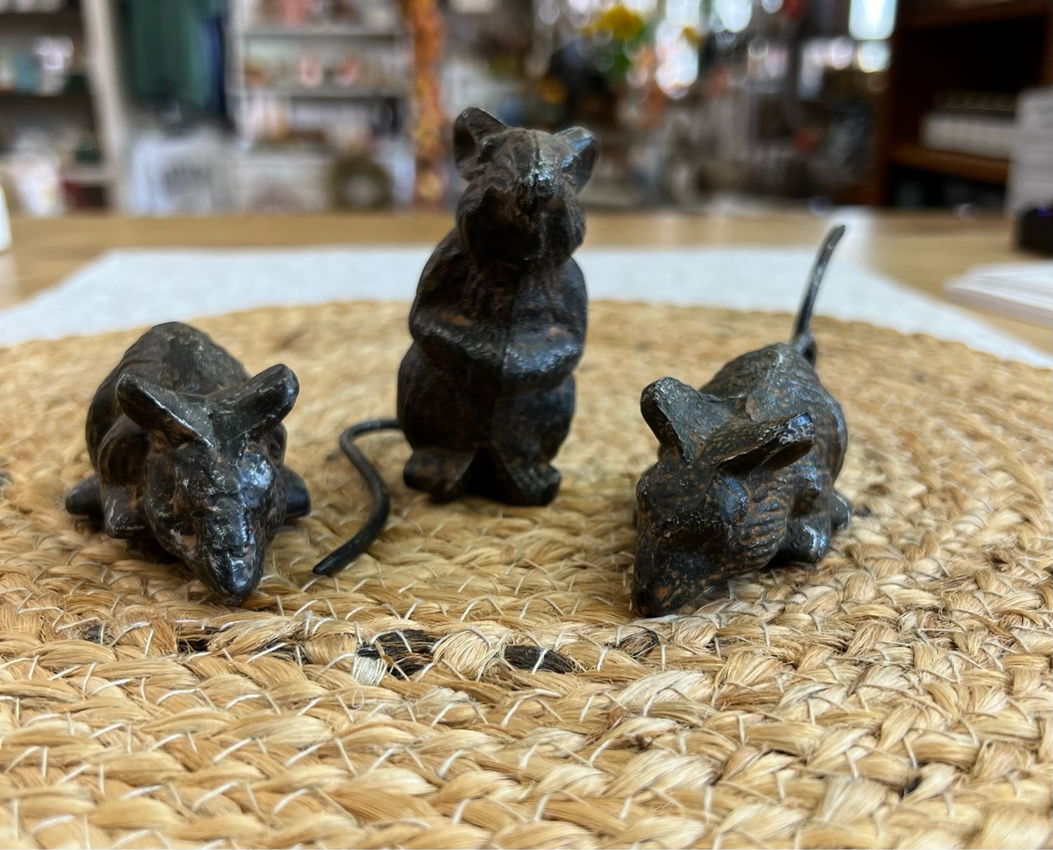 Cast Metal Mice