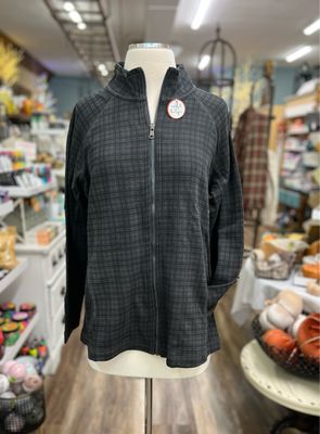 Windowpane Charcoal Jacket