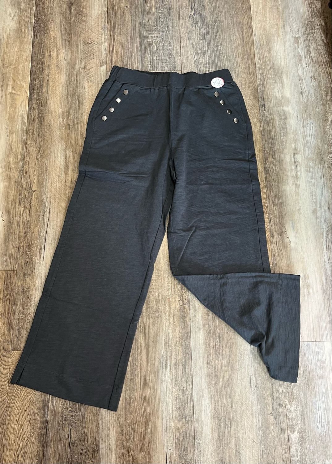 Wide Leg Graphite Pants