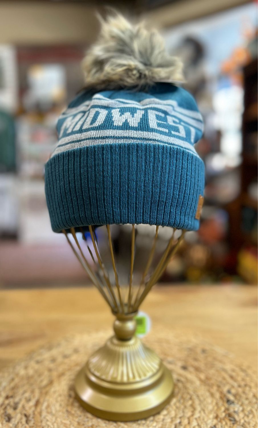 Panach Midwest Lined Pom Hat Panach Midwest Lined Pom Hat