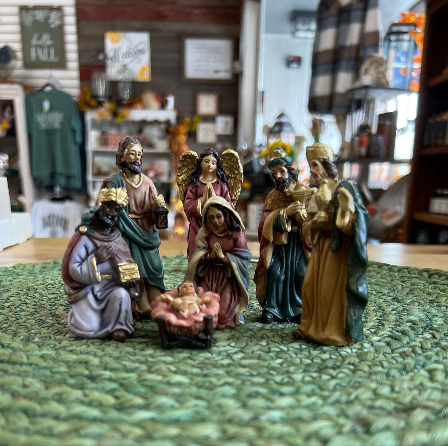 7 piece Colorful Nativity