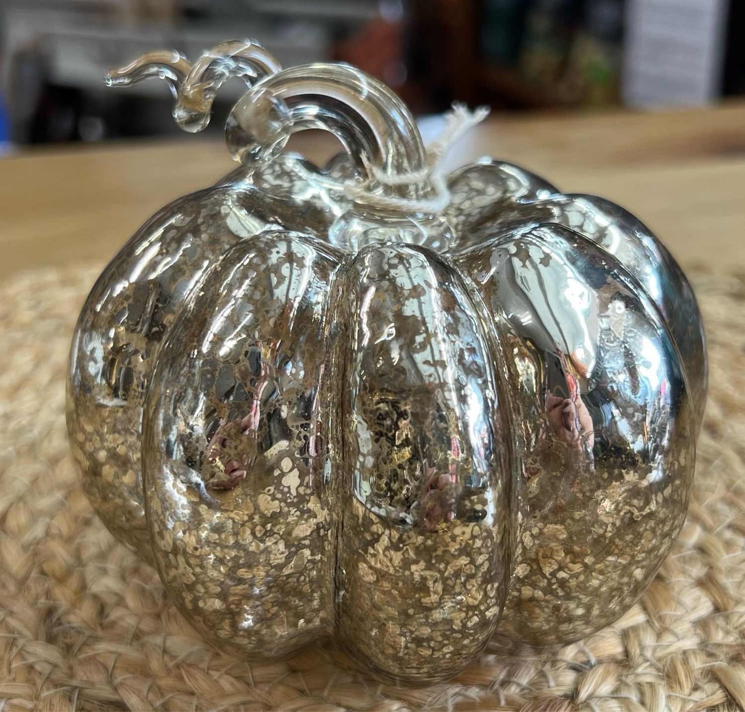 Mercury Glass Pumpkin