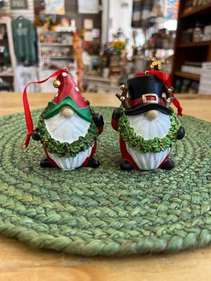 Gnome Wreath Ornaments Gnome Wreath Ornaments