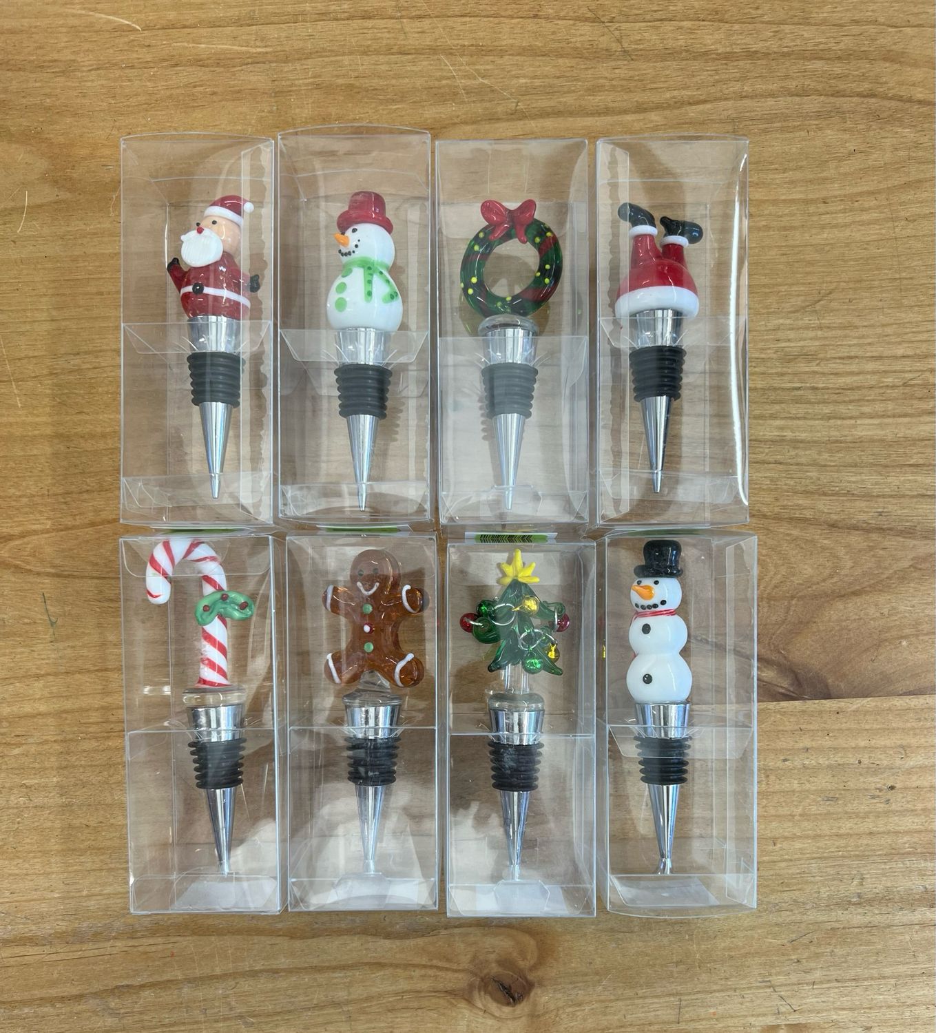 Handpainted Glass Wine Stopper