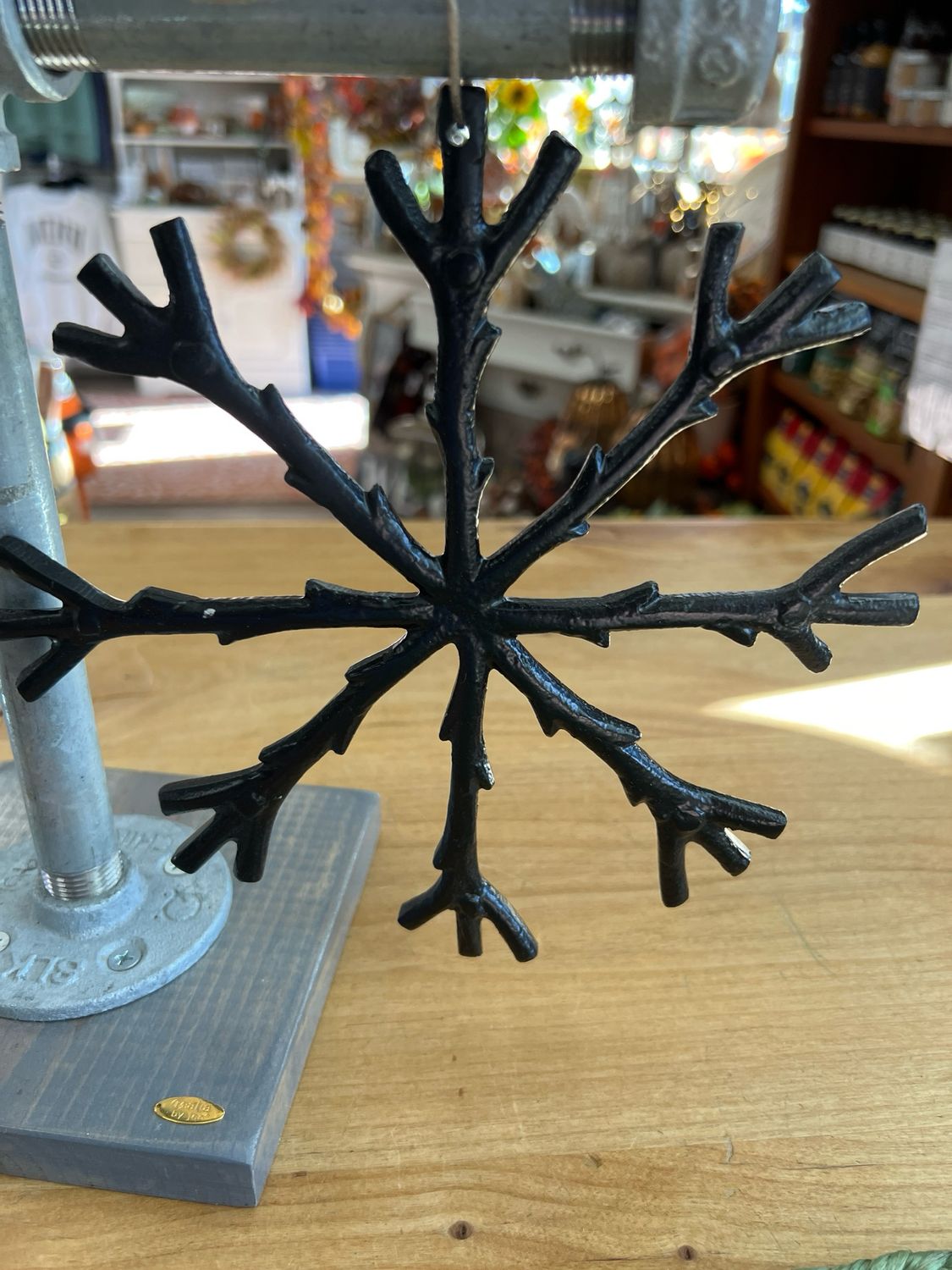 8" Cast Aluminum Snowflake Ornament 8" Cast Aluminum Snowflake Ornament