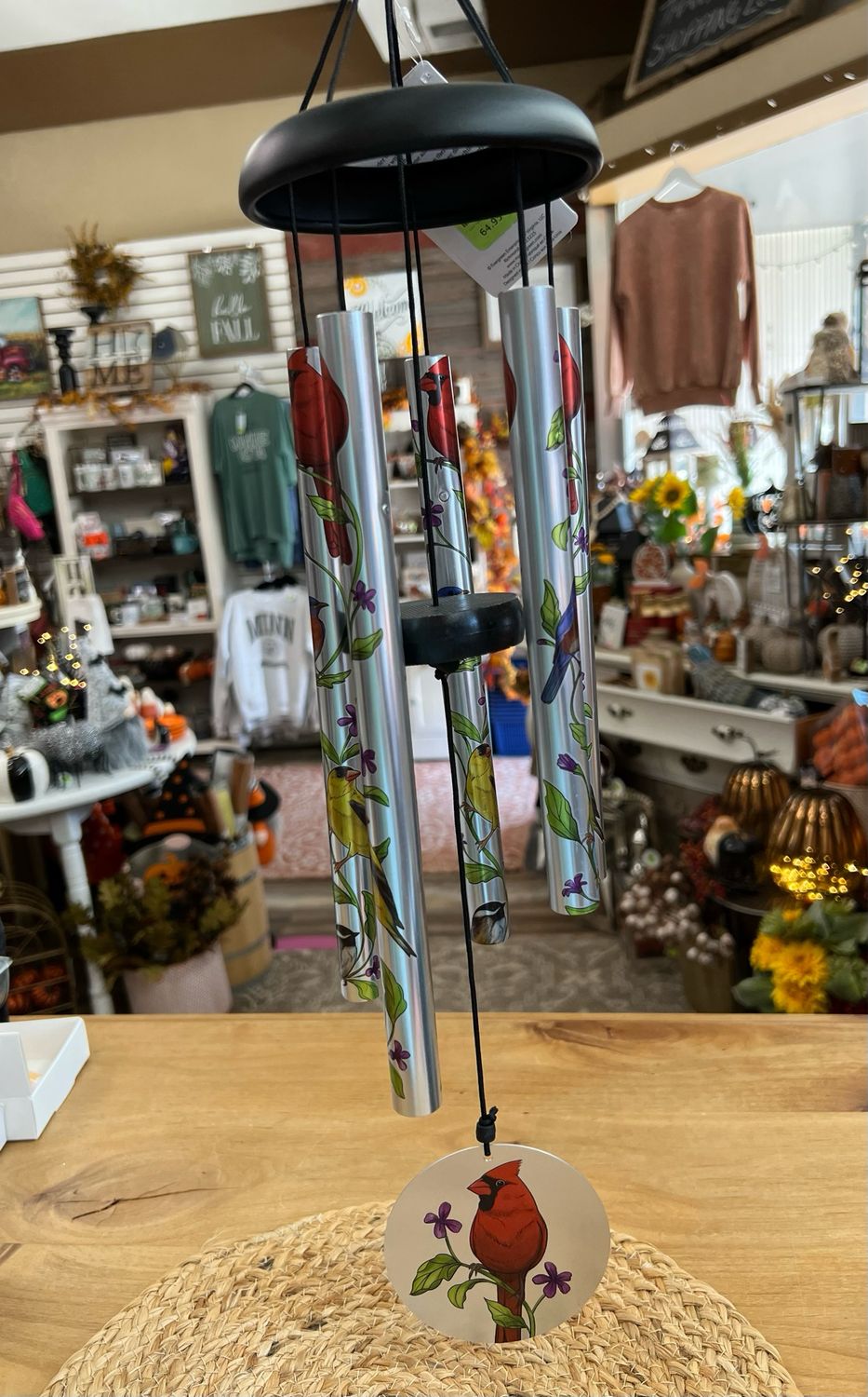 27&quot; Hand Tuned Cardinal Wind Chime
