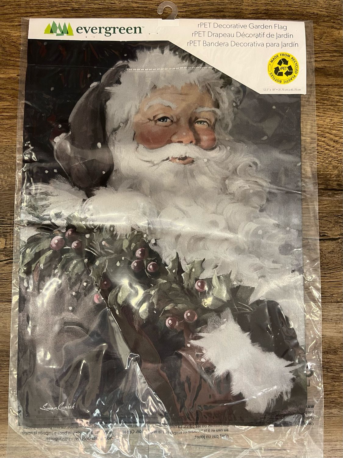 Santa Lustre Flag Santa Lustre Flag