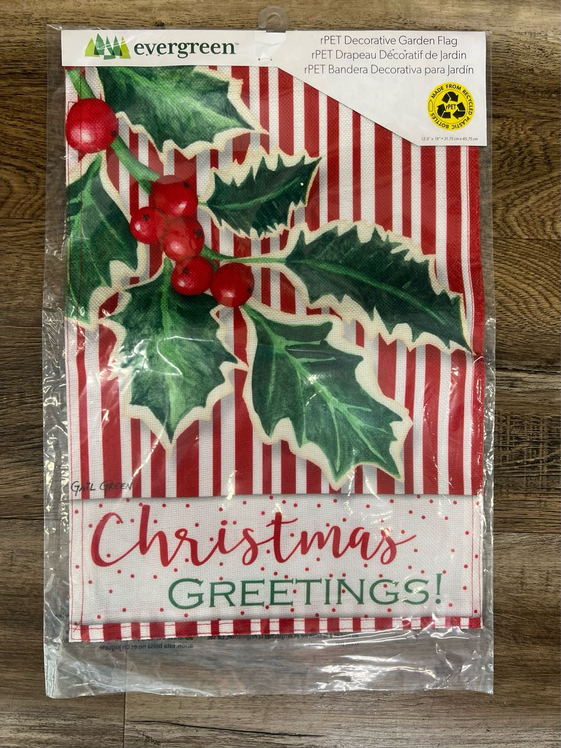 Greetings Holiday Flag