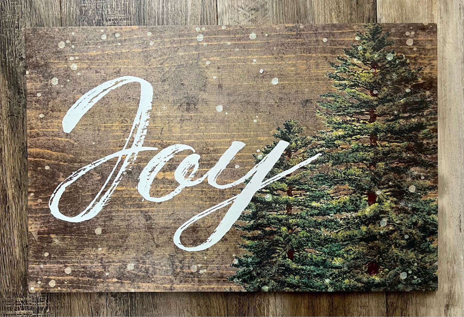 22&quot; Joy Wood Wall Art