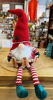 13" Long Legged Gingerbread Gnome 13" Long Legged Gingerbread Gnome