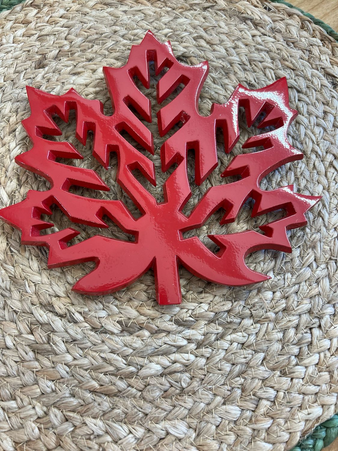 Maple Leaf Trivet Maple Leaf Trivet