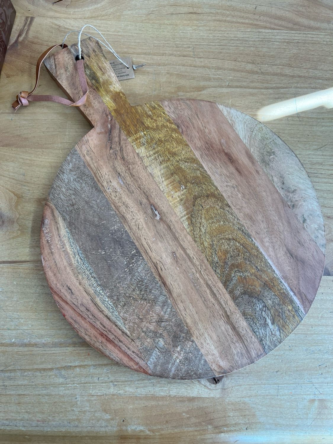 2 Tone Round Serving Board