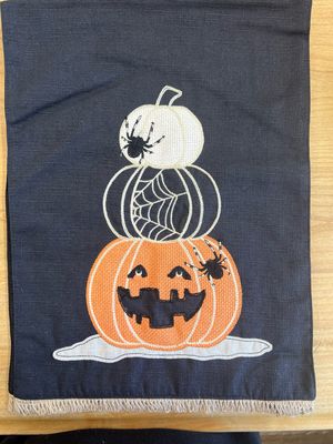 Embroidered Halloween Runner Embroidered Halloween Runner