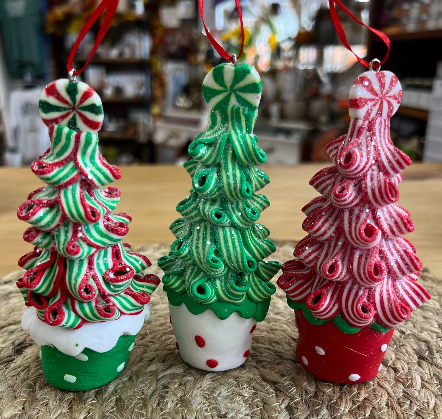 Ribbon Candy Ornament