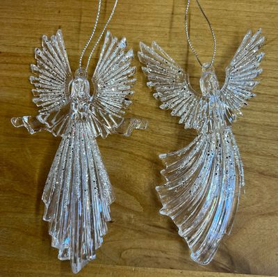 6" Acrylic Angel Ornament 6" Acrylic Angel Ornament