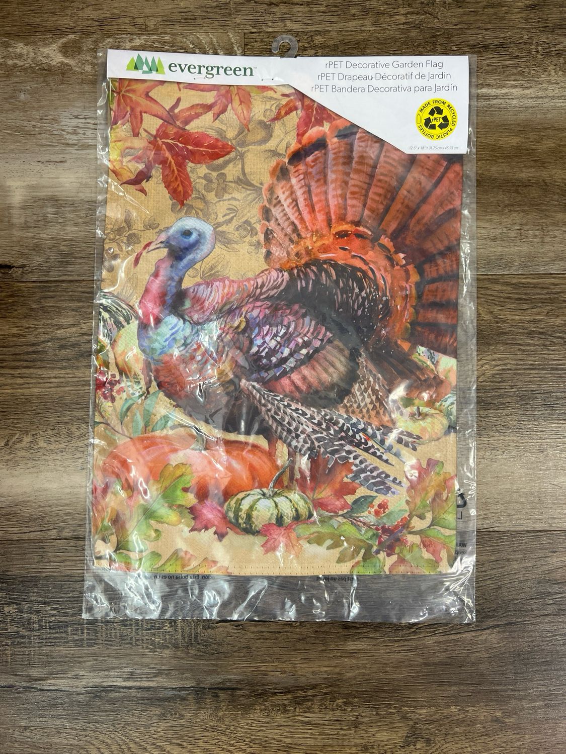 Turkey Suede Garden Flag Turkey Suede Garden Flag