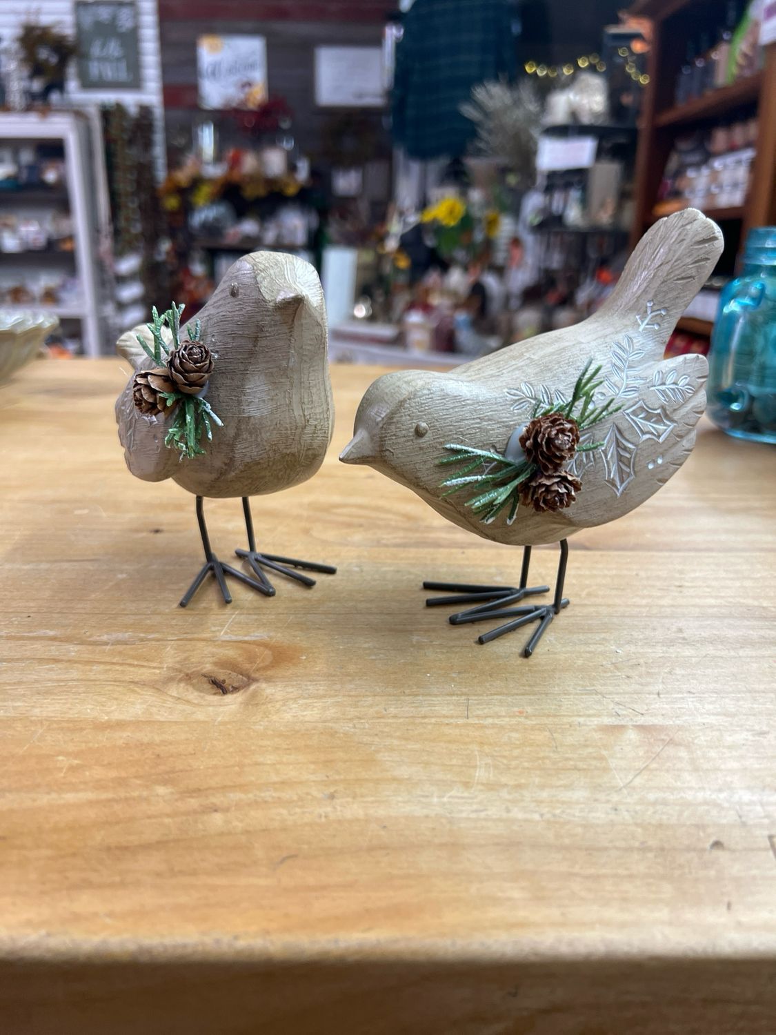 Holday Birds Table Figurines Holday Birds Table Figurines