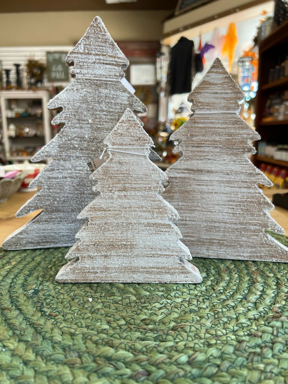 Sparkling Cutout Trees
