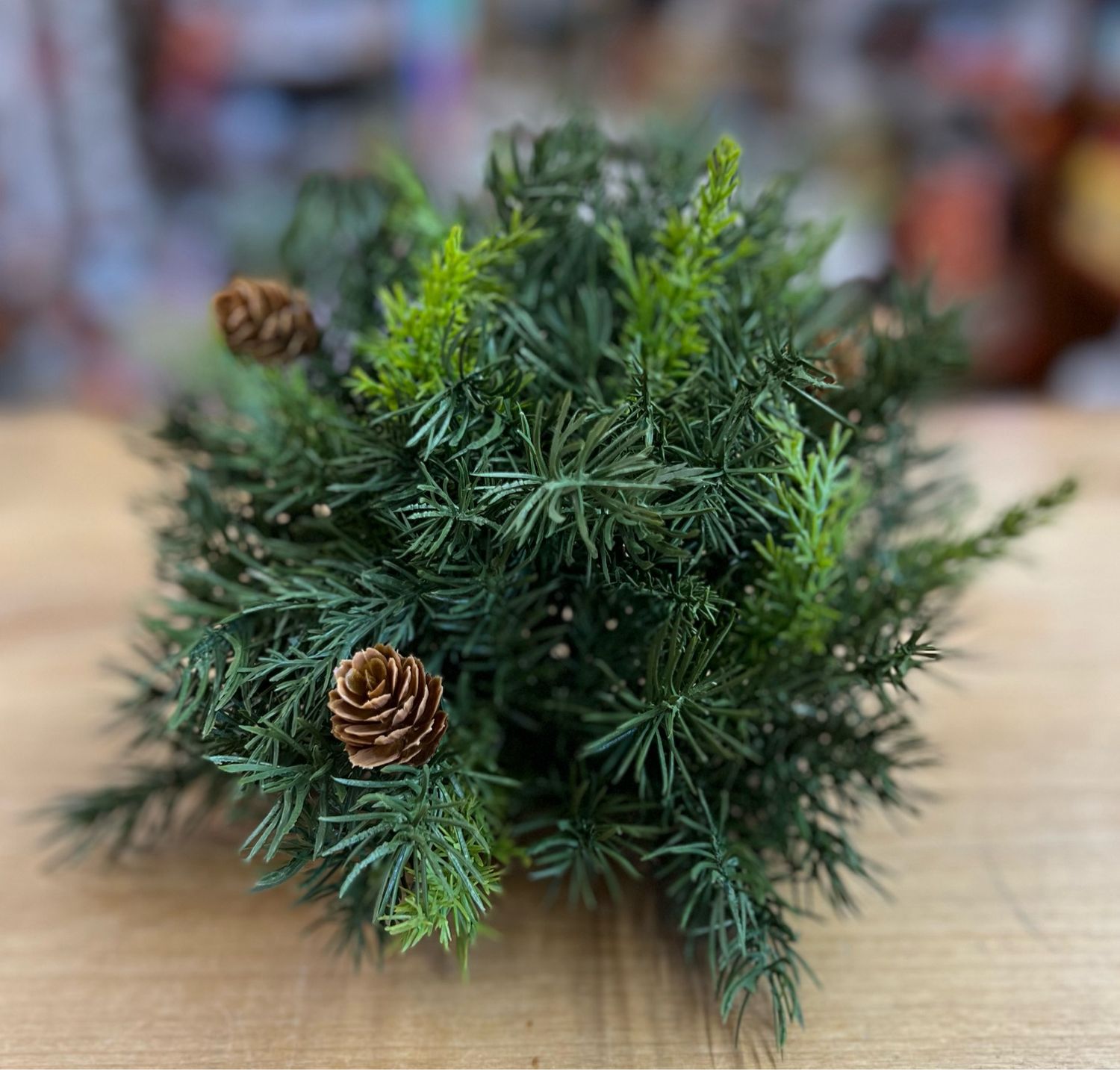 6-1/2&quot; Pine Half Orbs