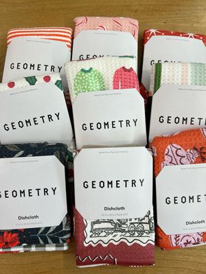 Geometry Holiday Dish Cloths Set/3