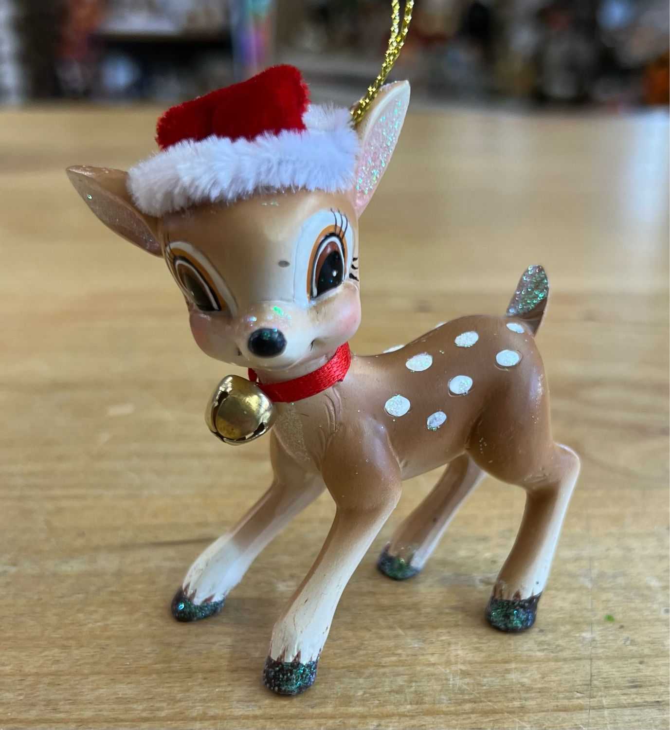 Vintage Look Fawn Ornament