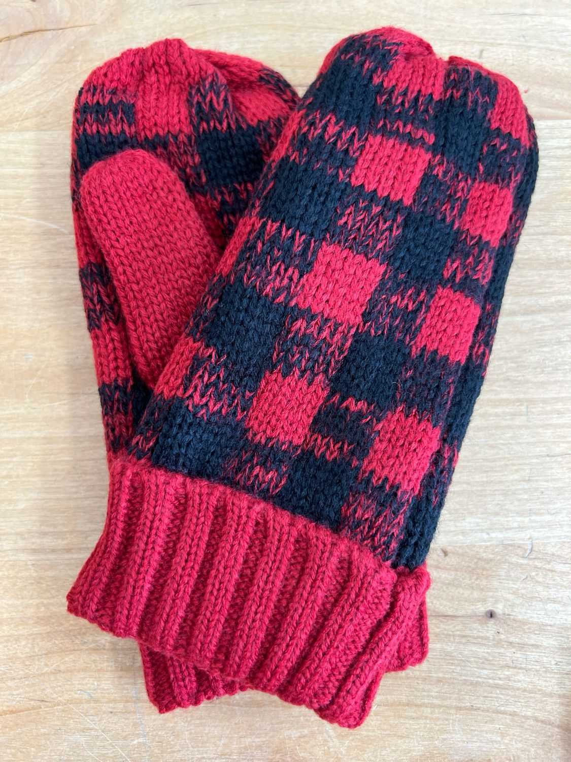 Panache Buffalo Check Mittens