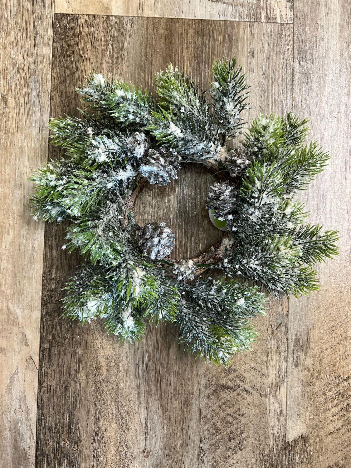Flocked Pine Wreath