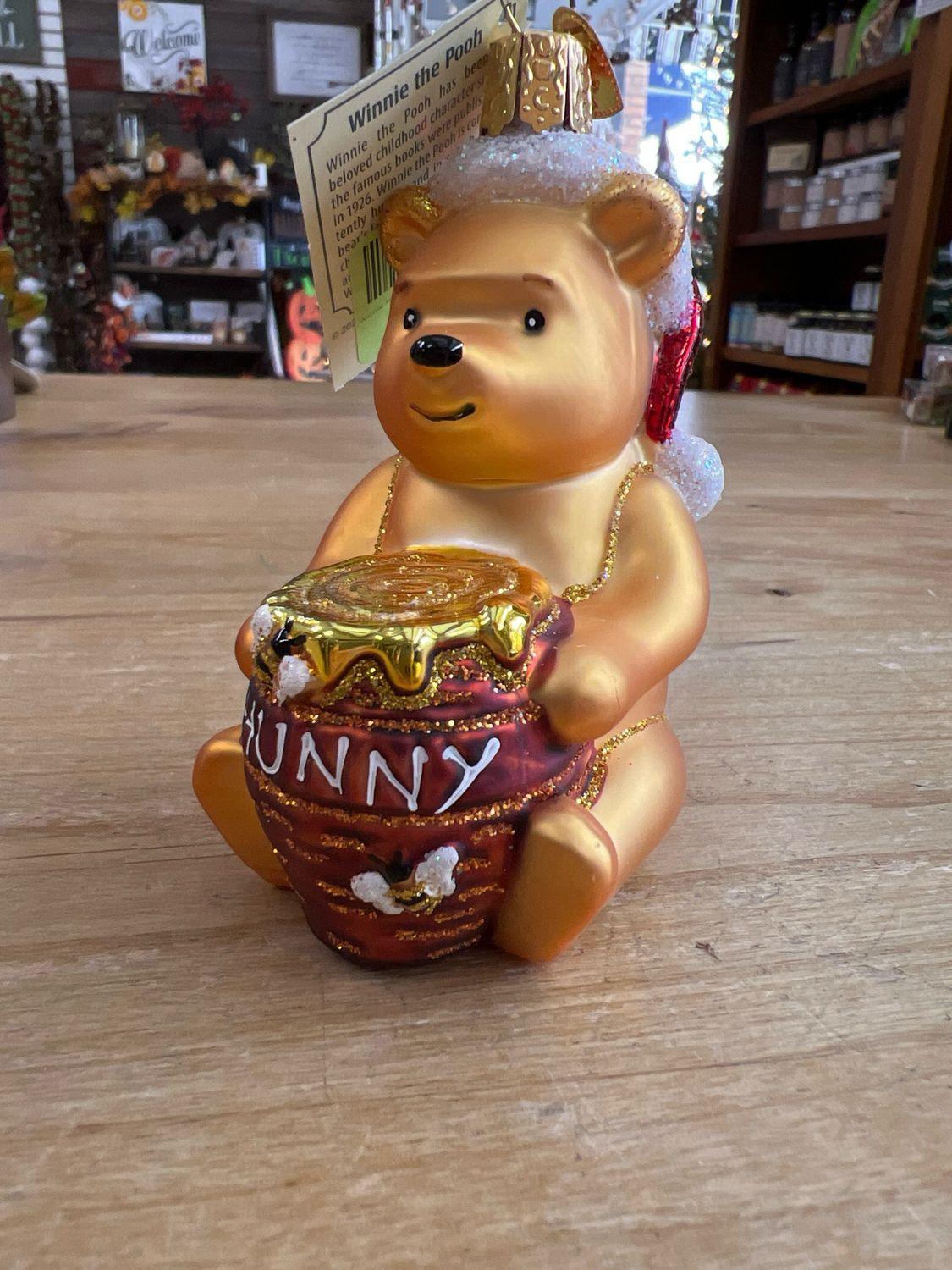 Winnie the Pooh (R) Blown Glass Ornament