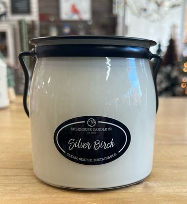 Milkhouse 16oz Silver Birch Creamery Jar