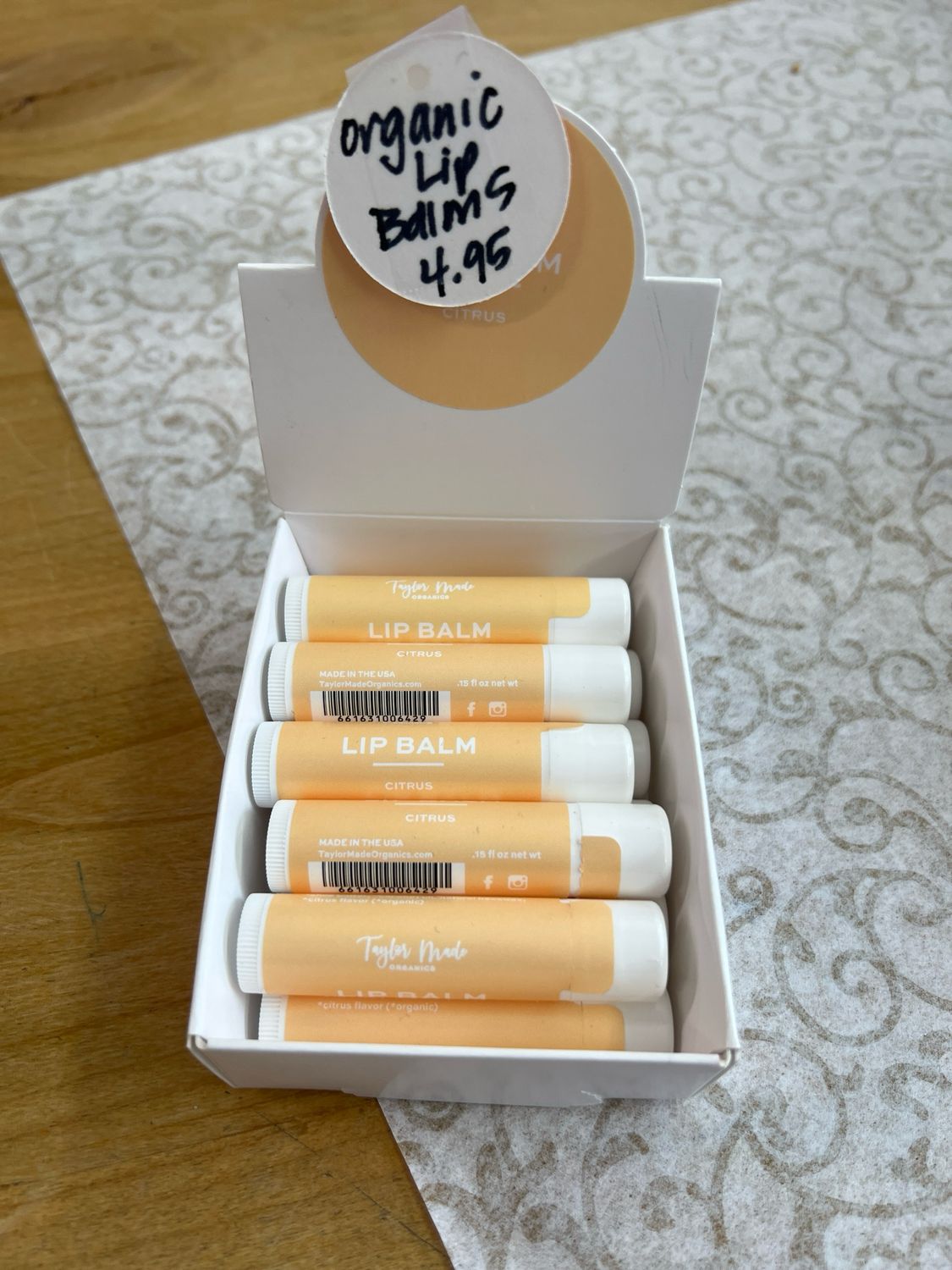 Taylor Made Organics Lip Balm