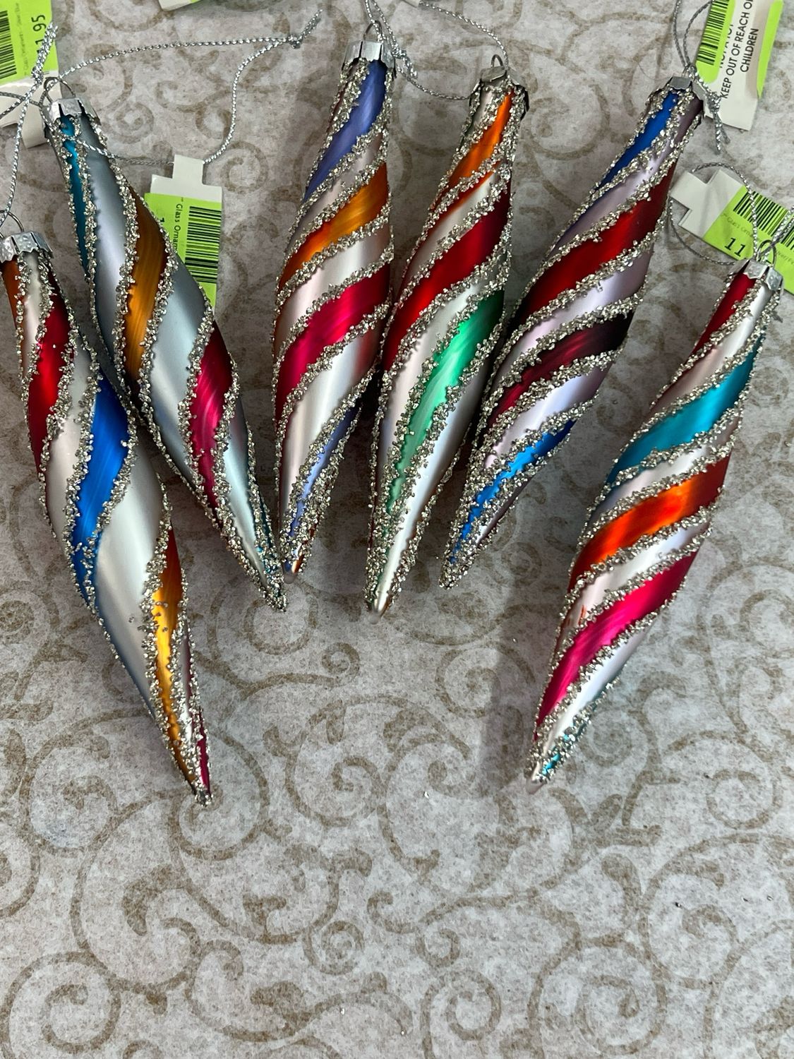 7&quot; Glass Ornaments