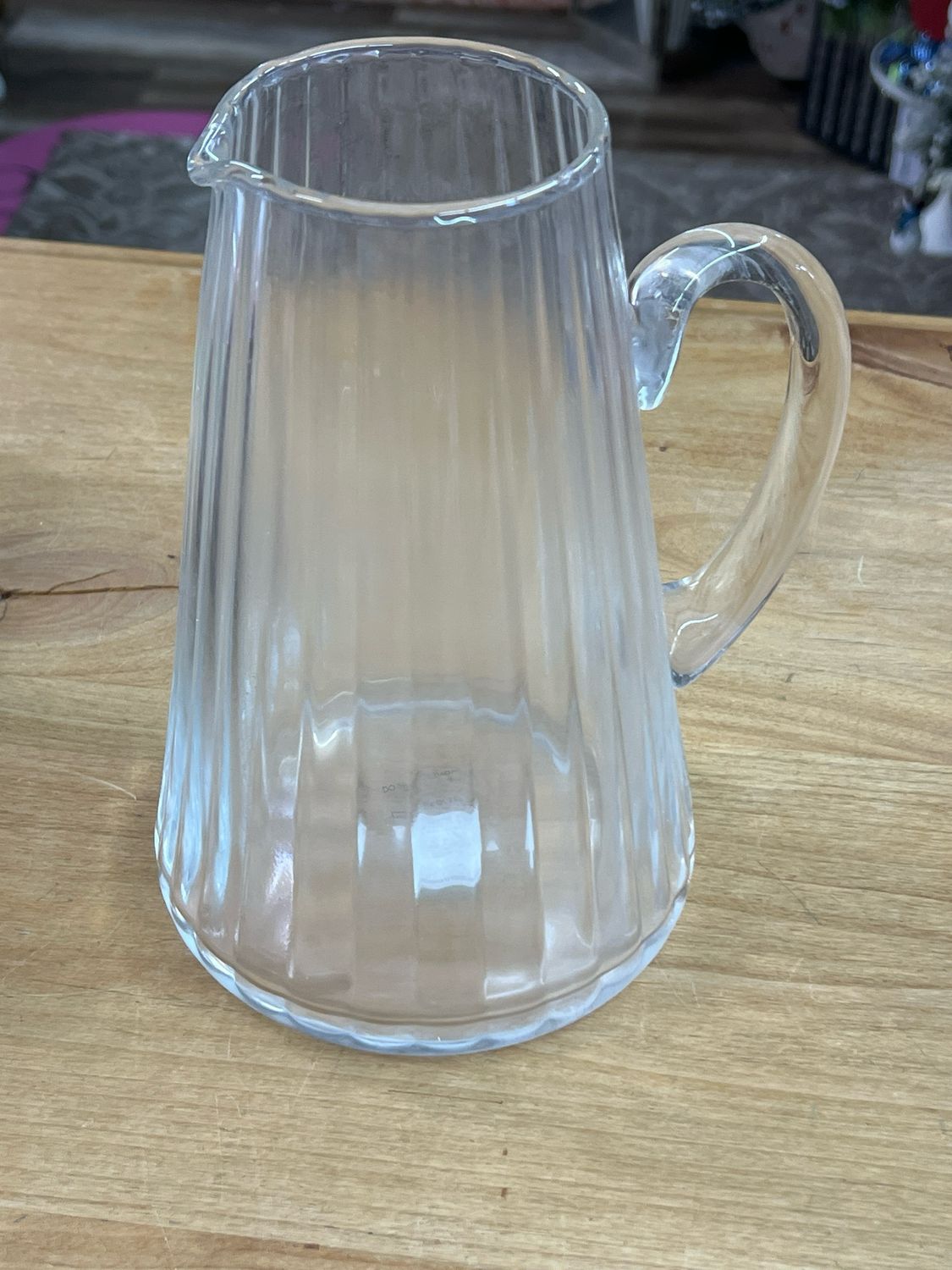 8-1/4&quot; Glass Pitcher