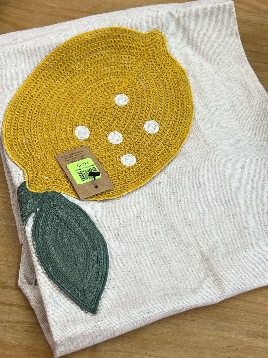 Embroidered Apron 