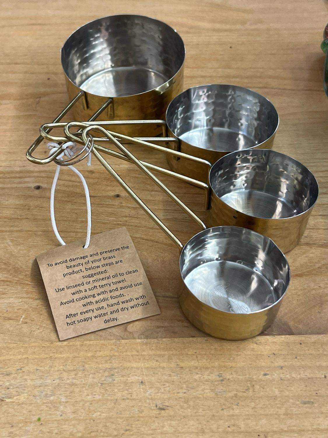 Stainless Steel Measuring Cups Set/4