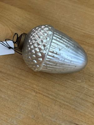 Mercury Glass Acorn Ornament Mercury Glass Acorn Ornament