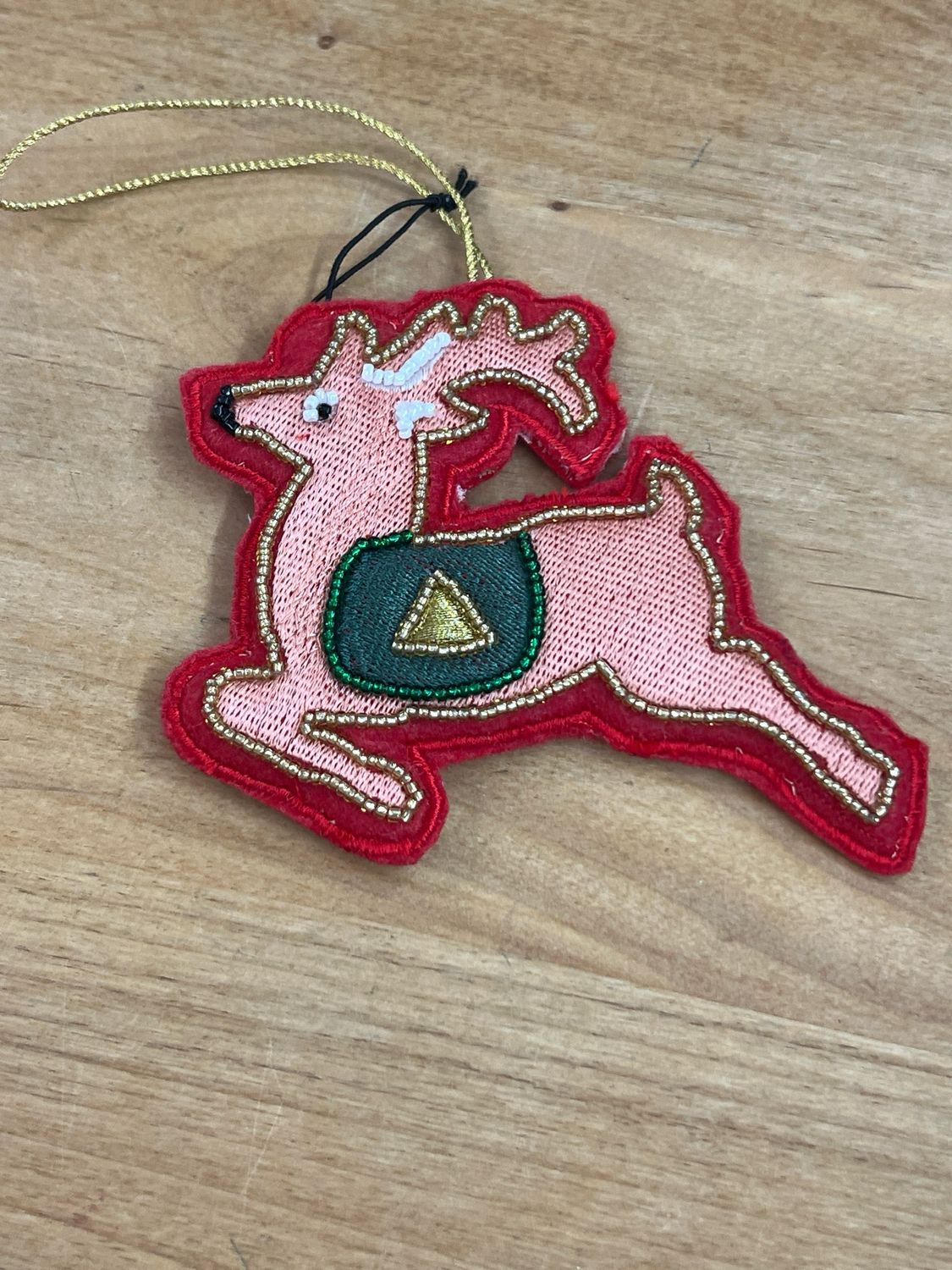 Beaded Reindeer Ornament