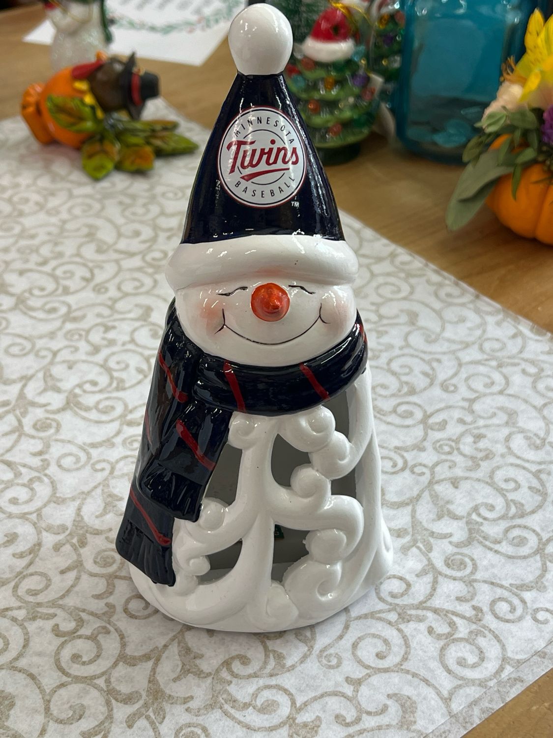 Minnesota Twins LED Snowman