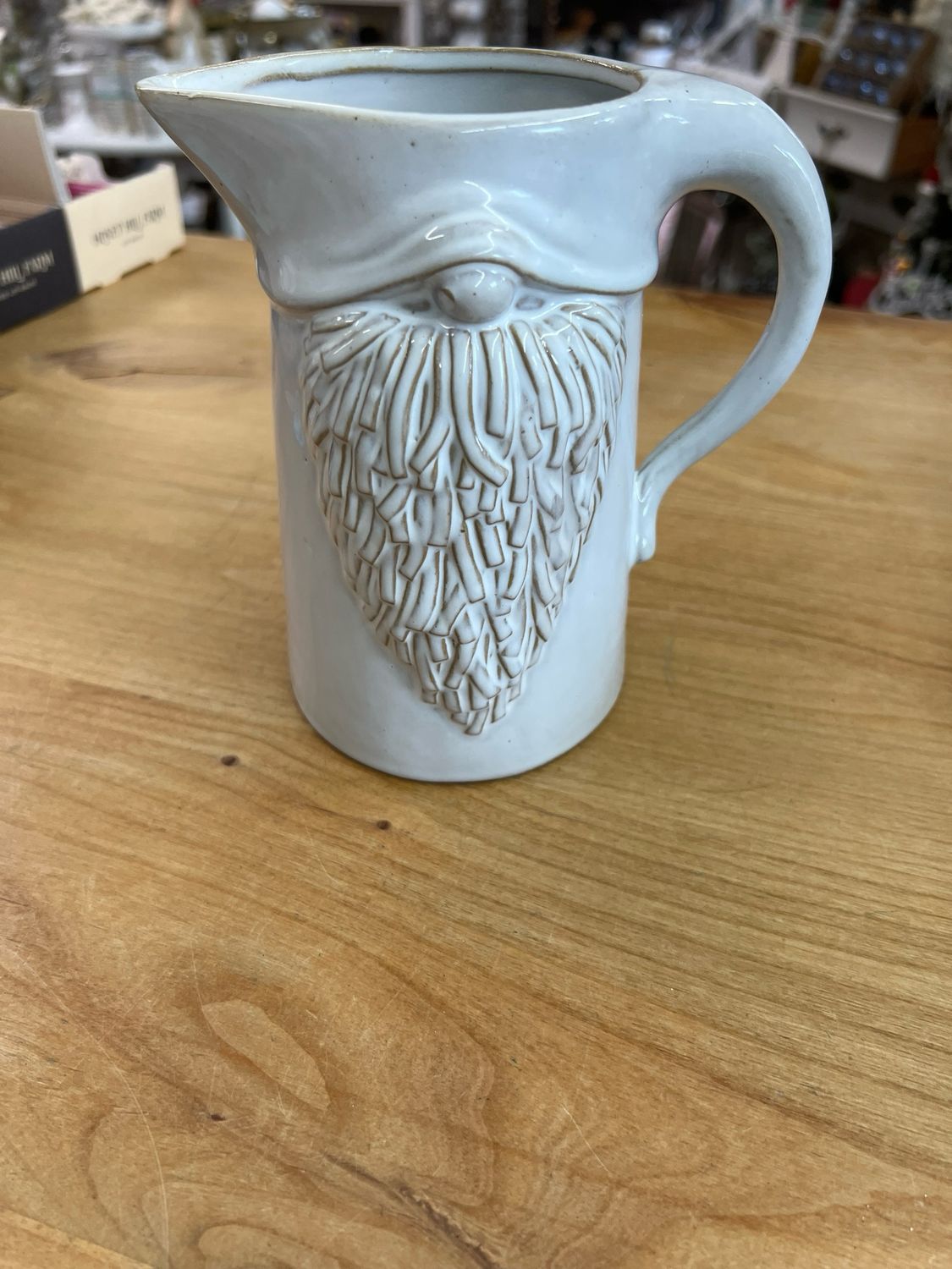 6-1/2&quot; Stoneware Gnome Pitcher