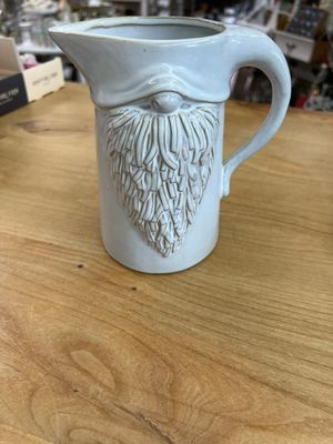 6-1/2" Stoneware Gnome Pitcher