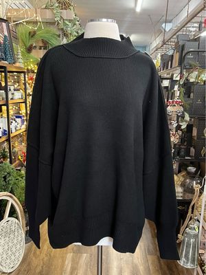 Black Plus Oversized Sweater Black Plus Oversized Sweater