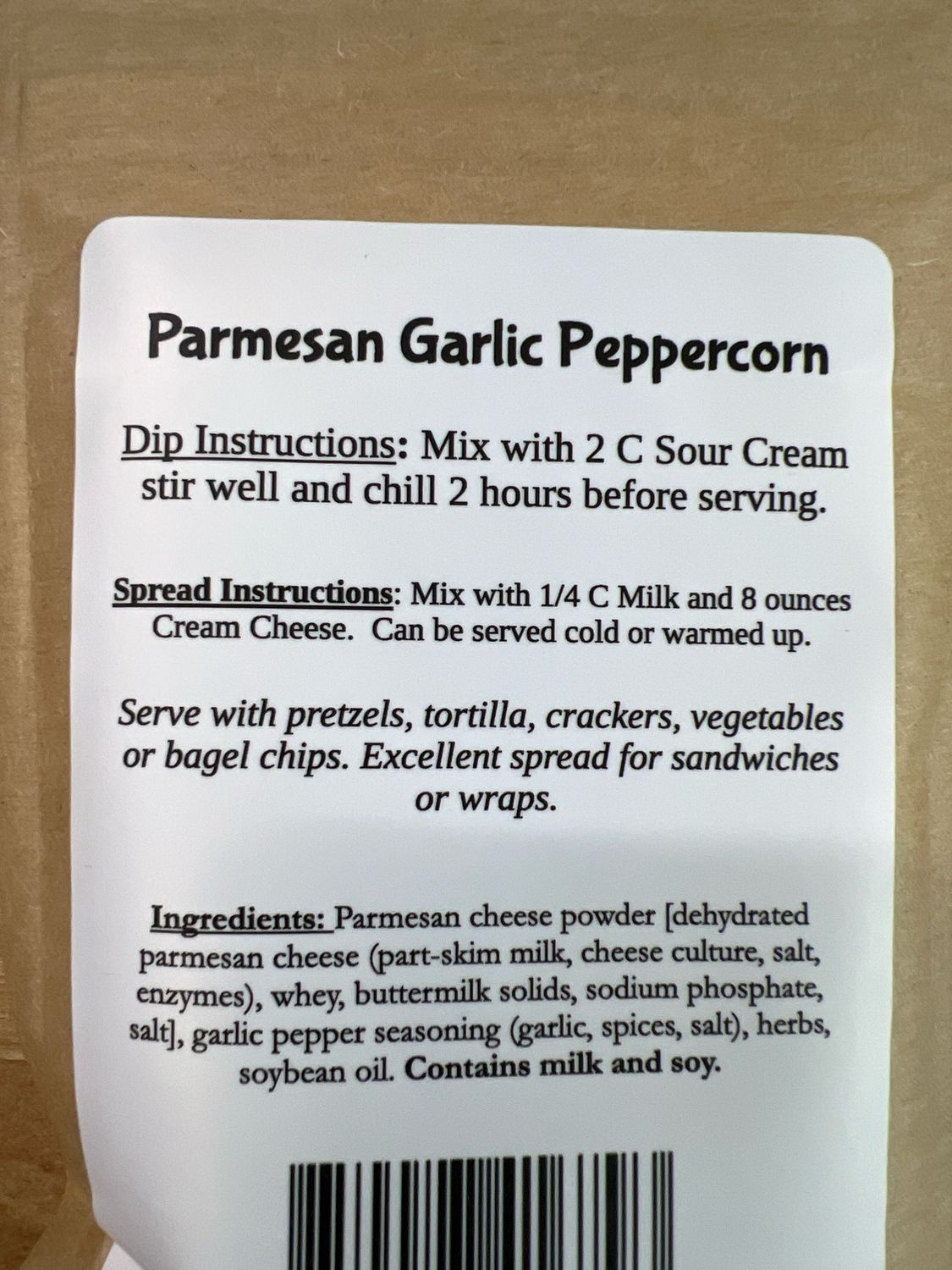 Signature Dip - Parmesan Garlic Pepper