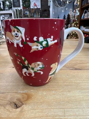 Winter Dogs Mug