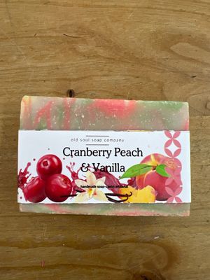 Old Soul Cranberry Peach Vanilla Soap