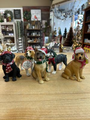 Resin Dog Figurines Resin Dog Figurines