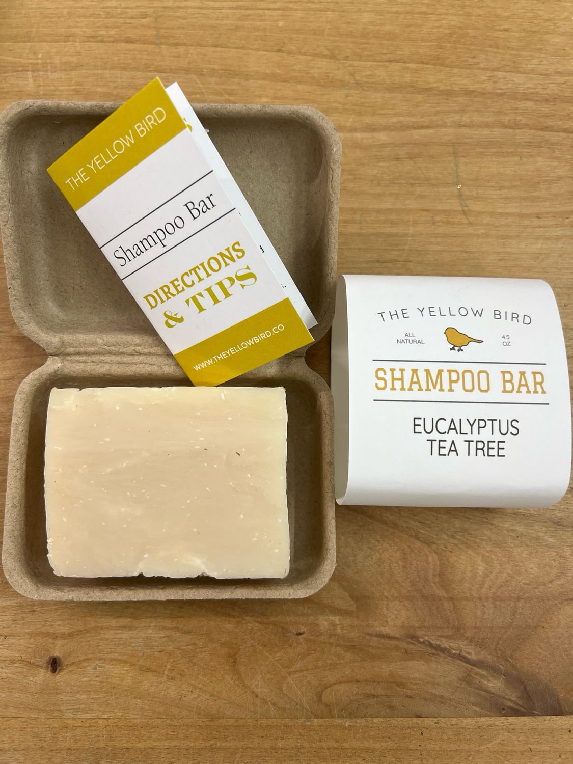 Yellow Bird Eucalyptus Tea Tree Shampoo Bar