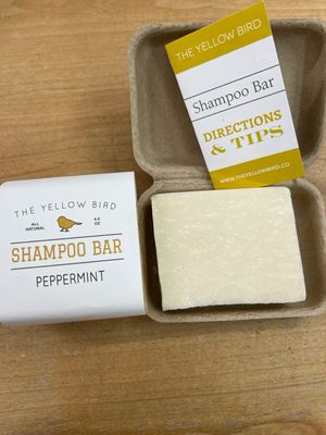Yellow Bird Peppermint Shampoo Bar